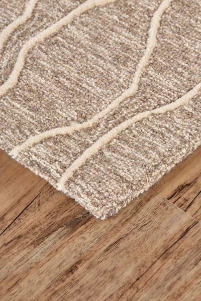 product image for Fadden Hand Tufted Taupe and Ivory Rug by BD Fine Corner Image 1 30