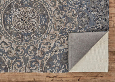 product image for Amreli Hand Tufted Gray and Blue Rug by BD Fine Fold Image 1 29
