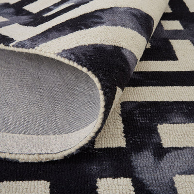 product image for Marengo Hand Tufted Black and Ivory Rug by BD Fine Roll Image 1 65