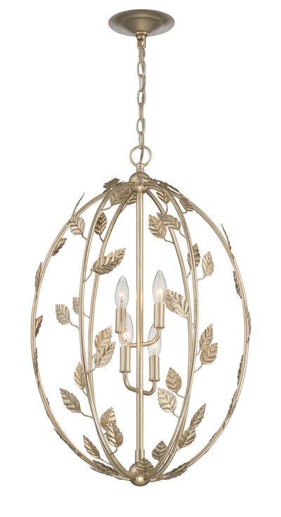 product image for Avon 4 Light Statement Chandelier By Lumanity 6 27