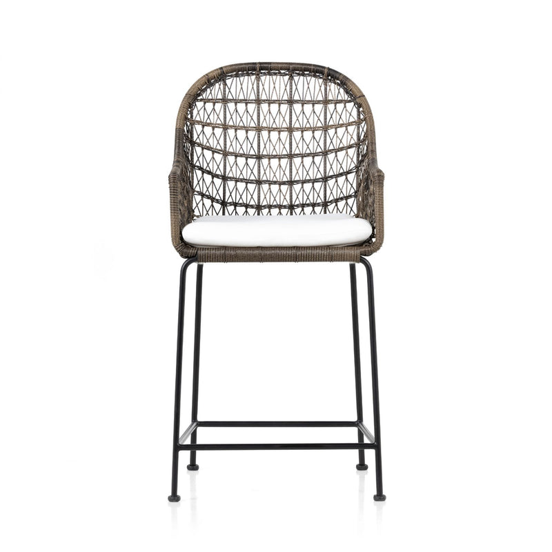 media image for Bandera Outdoor Bar/Counter Stool w/Cushion in Various Colors Alternate Image 2 299