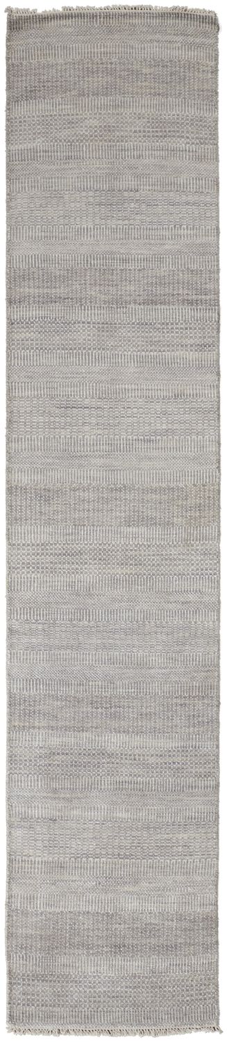 product image for Caldecott Hand Knotted Steel and Silver Gray Rug by BD Fine Flatshot Image 1 96