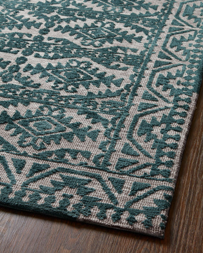 product image for Yeshaia Teal / Dove Rug Alternate Image 6 55