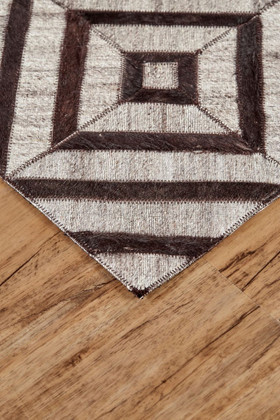 product image for Canady Hand Woven Gray and Brown Rug by BD Fine Corner Image 1 92