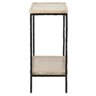 product image for Boyles Travertine Side Table 3 6