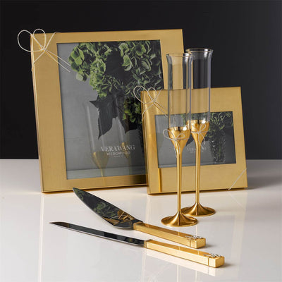 product image for Love Knots Gold Toasting Flute, Pair by Vera Wang 88
