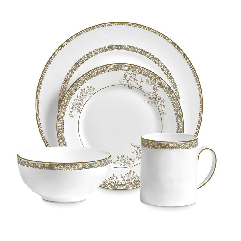 media image for Vera Lace Gold Dinnerware Collection by Vera Wang 29