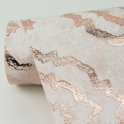 product image for Uma Rose Gold Star Medallion Wallpaper from the Lustre Collection by Brewster Home Fashions 69