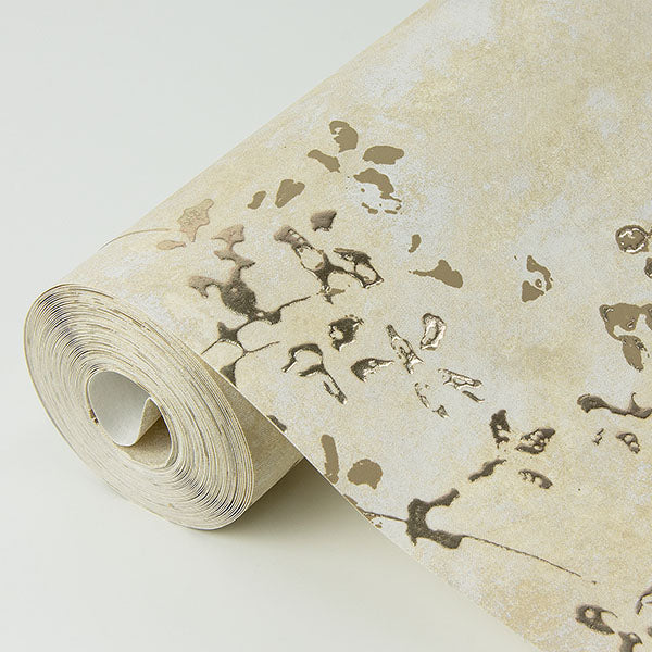 media image for Arian Gold Inkburst Wallpaper from the Lustre Collection by Brewster Home Fashions 267