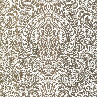 product image for Artemis Gold Floral Damask Wallpaper from the Lustre Collection by Brewster Home Fashions 71