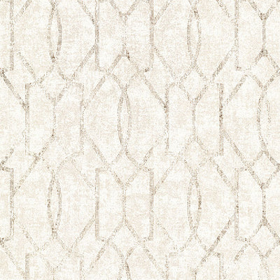 product image of Ziva Cream Trellis Wallpaper from the Lustre Collection by Brewster Home Fashions 578