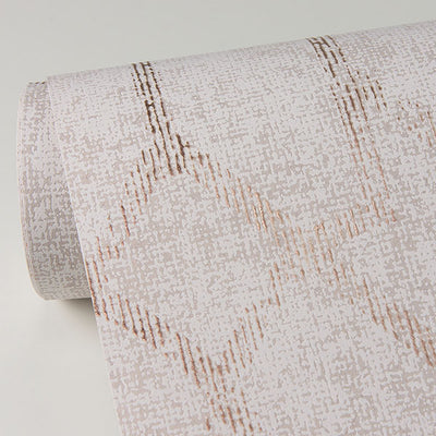 product image for Ziva Rose Gold Trellis Wallpaper from the Lustre Collection by Brewster Home Fashions 87