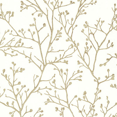 product image for Koura Cream Budding Branches Wallpaper from the Lustre Collection by Brewster Home Fashions 25