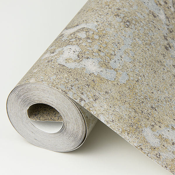 media image for Kulta Pewter Cemented Wallpaper from the Lustre Collection by Brewster Home Fashions 286
