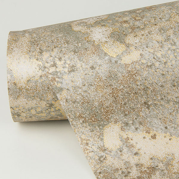 media image for Kulta Bronze Cemented Wallpaper from the Lustre Collection by Brewster Home Fashions 234