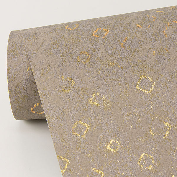 media image for Alama Bronze Diamond Wallpaper from the Lustre Collection by Brewster Home Fashions 26