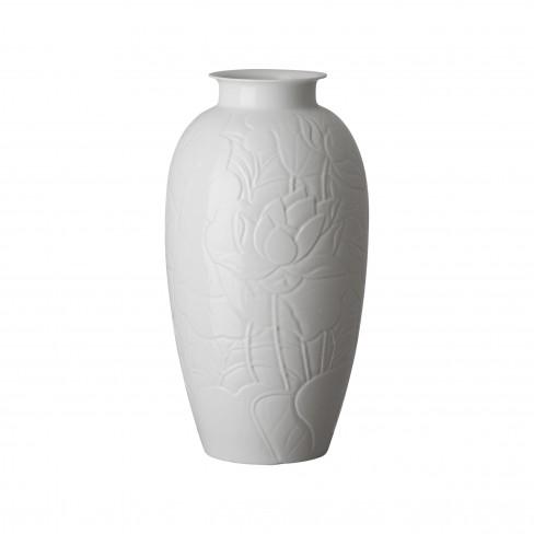 media image for Lotus Engraved Vase in Various Sizes Flatshot Image 240