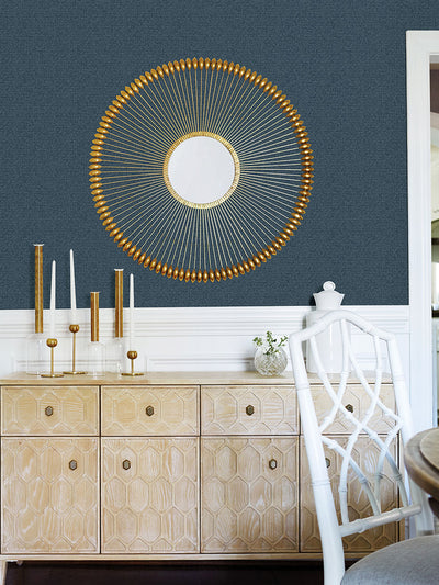 product image for Hilbert Indigo Geometric Wallpaper from the Radiance Collection by Brewster Home Fashions 36
