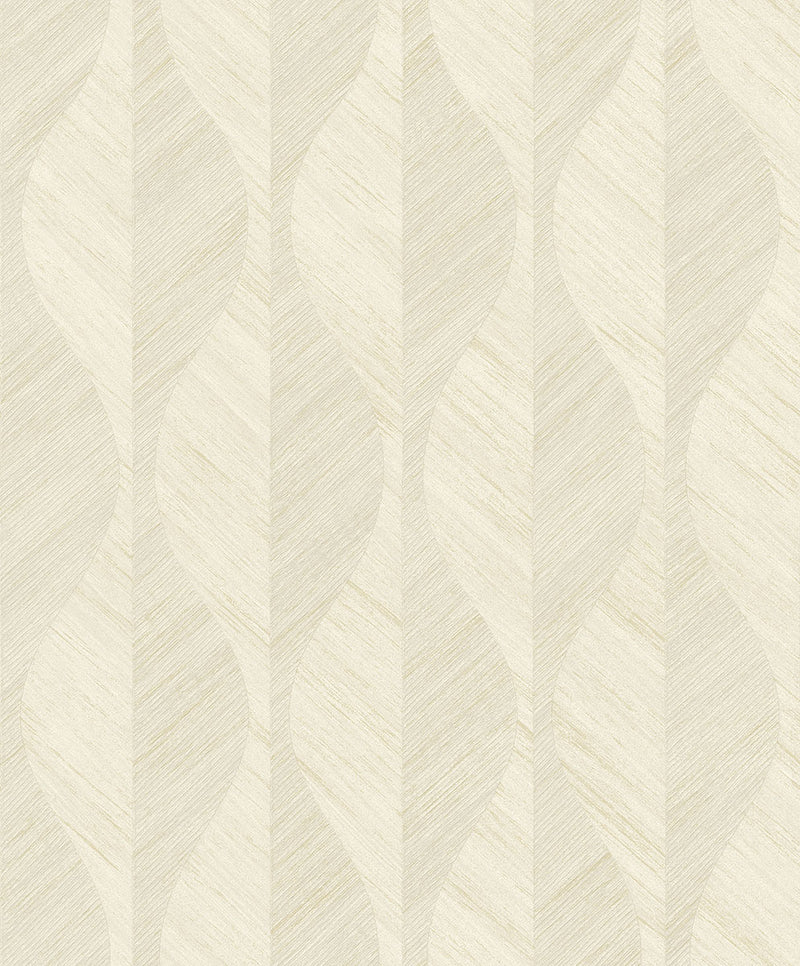 media image for Oresome Cream Ogee Wallpaper from the Radiance Collection by Brewster Home Fashions 237