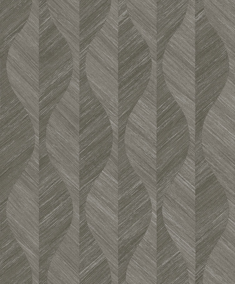 media image for sample oresome dark grey ogee wallpaper from the radiance collection by brewster home fashions 1 277