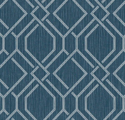 product image of sample frege blue trellis wallpaper from the radiance collection by brewster home fashions 1 586