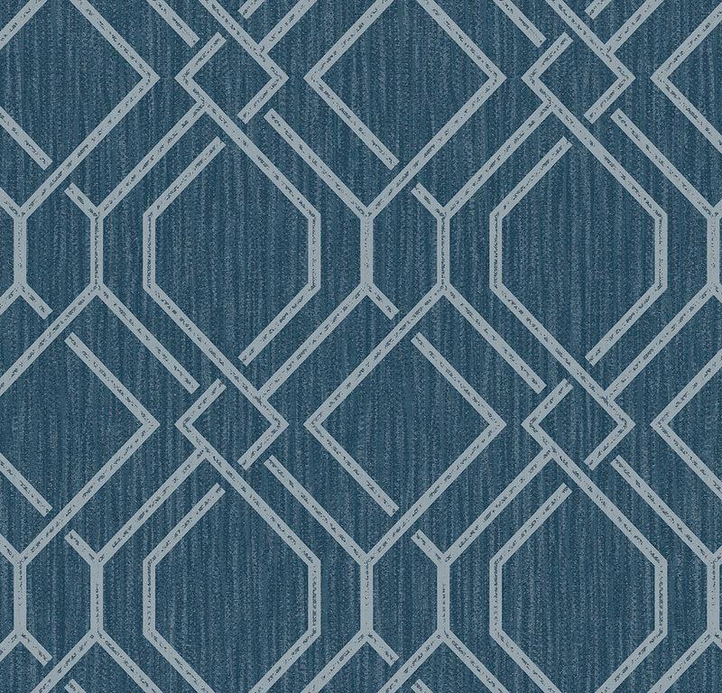 media image for sample frege blue trellis wallpaper from the radiance collection by brewster home fashions 1 297