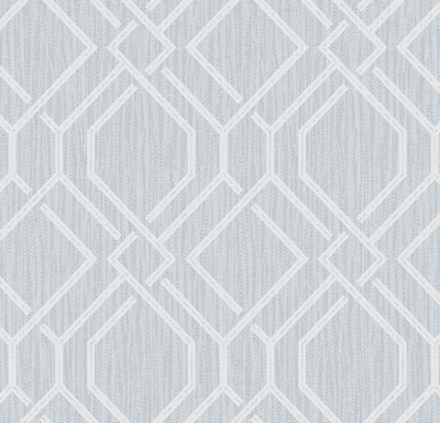 product image of sample frege light blue trellis wallpaper from the radiance collection by brewster home fashions 1 569