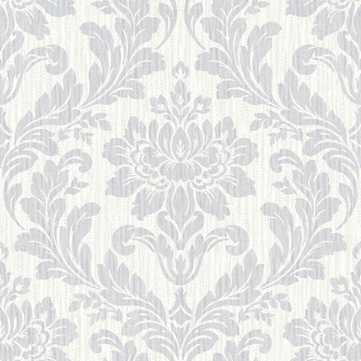 product image of sample galois light grey damask wallpaper from the radiance collection by brewster home fashions 1 511