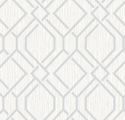 product image of sample frege silver trellis wallpaper from the radiance collection by brewster home fashions 1 56