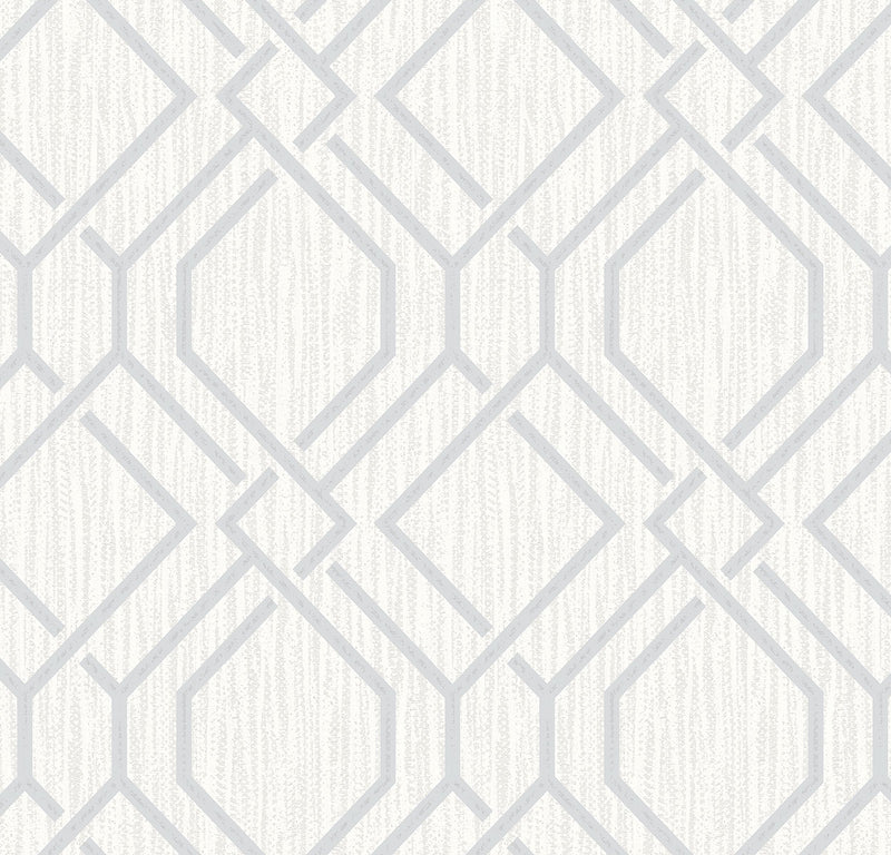 media image for sample frege silver trellis wallpaper from the radiance collection by brewster home fashions 1 261