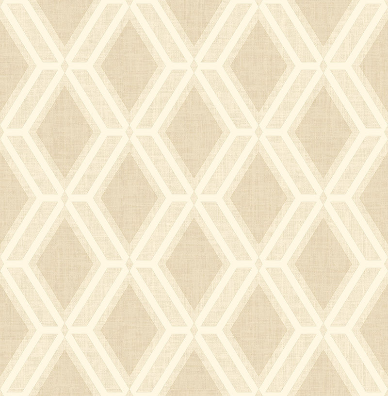 media image for Mersenne Beige Geometric Wallpaper from the Radiance Collection by Brewster Home Fashions 215