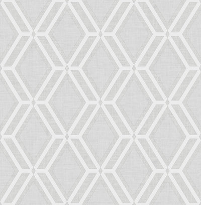product image of sample mersenne grey geometric wallpaper from the radiance collection by brewster home fashions 1 567