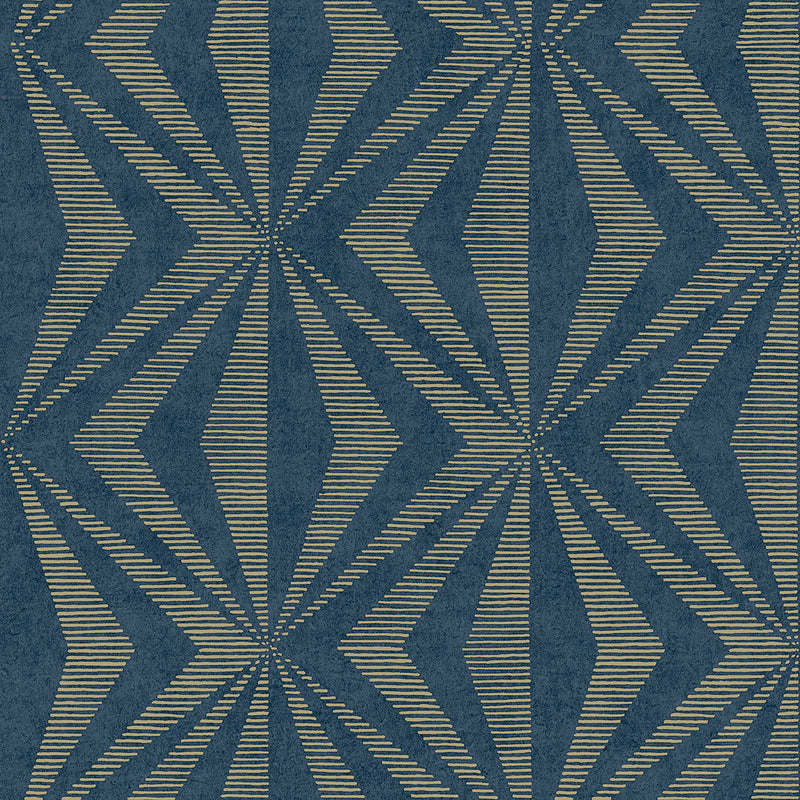 media image for sample monge blue geometric wallpaper from the radiance collection by brewster home fashions 1 281