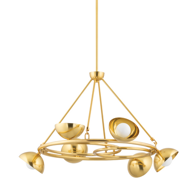 product image of oraibi 6 light chandelier by corbett lighting 403 06 vb 1 554