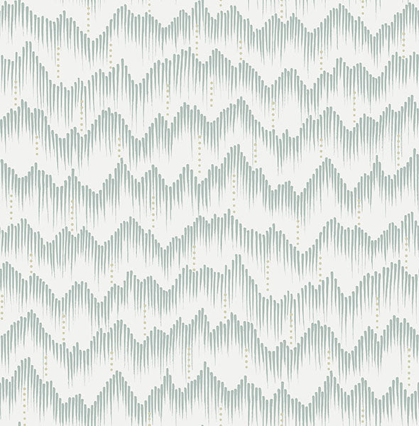 media image for Holmby Seafoam Brushstroke Zigzag Wallpaper by Scott Living 291