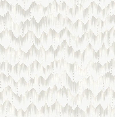 product image for Holmby Bone Brushstroke Zigzag Wallpaper by Scott Living 12