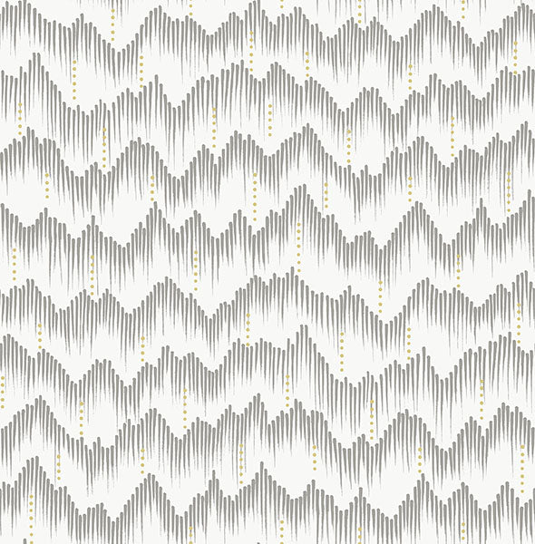 media image for Holmby Grey Brushstroke Zigzag Wallpaper by Scott Living 285