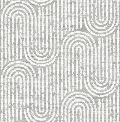 product image for Trippet Grey Zen Waves Wallpaper by Scott Living 61