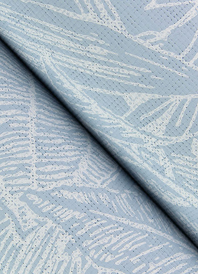 product image for Brentwood Sky Blue Palm Leaves Wallpaper by Scott Living 0