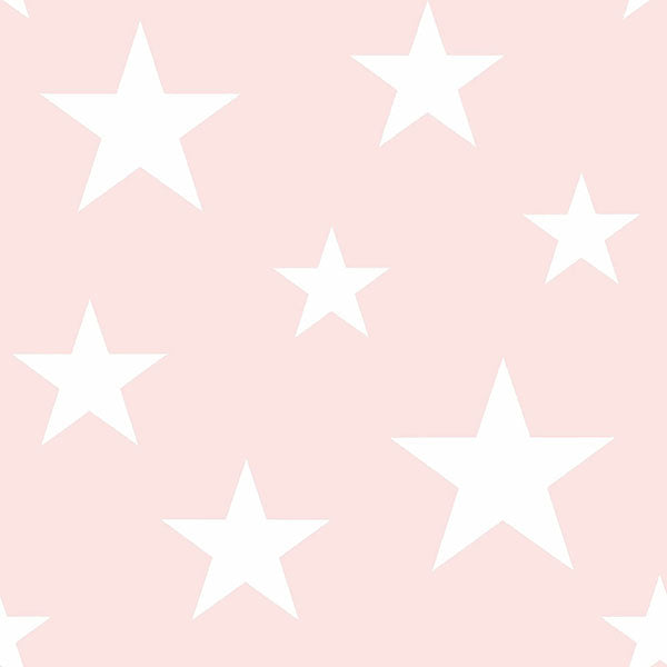 media image for Amira Pink Stars Wallpaper from the Fable Collection by Brewster 280