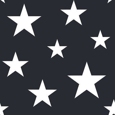 product image of Amira Navy Stars Wallpaper from the Fable Collection by Brewster 520