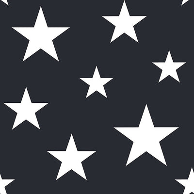 product image of Amira Navy Stars Wallpaper from the Fable Collection by Brewster 559