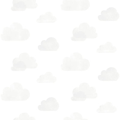 product image of Irie Grey Clouds Wallpaper from the Fable Collection by Brewster 596