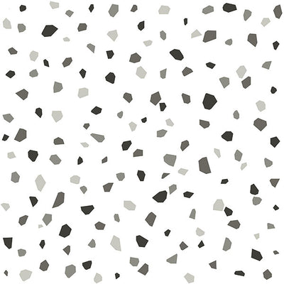 product image of Ona Charcoal Terrazzo Wallpaper from the Fable Collection by Brewster 591