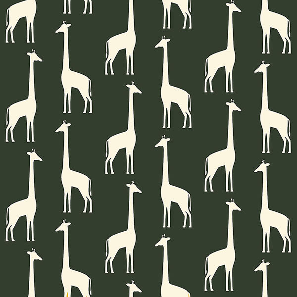media image for Vivi Green Giraffe Wallpaper from the Fable Collection by Brewster 216