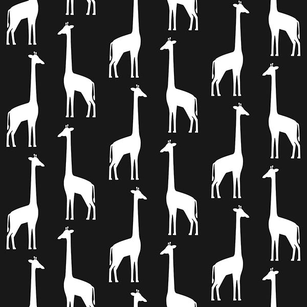 media image for Vivi Black Giraffe Wallpaper from the Fable Collection by Brewster 296