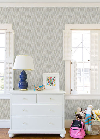 product image for Erik Light Grey Building Blocks Wallpaper from Hannah Collection by Brewster 61