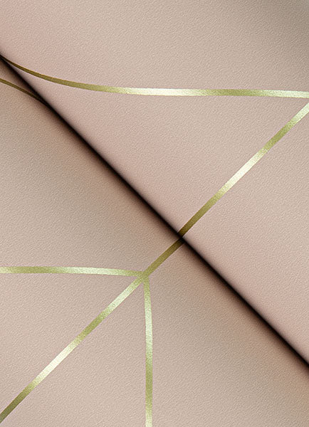 media image for Sander Light Pink Geometric Wallpaper from Hannah Collection by Brewster 26