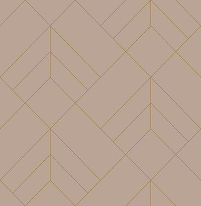 product image for Sander Light Pink Geometric Wallpaper from Hannah Collection by Brewster 91