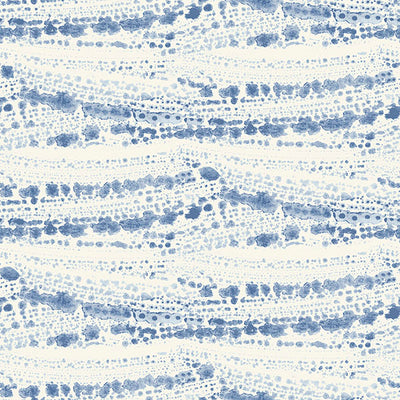 product image of Rannell Navy Abstract Scallop Wallpaper 516